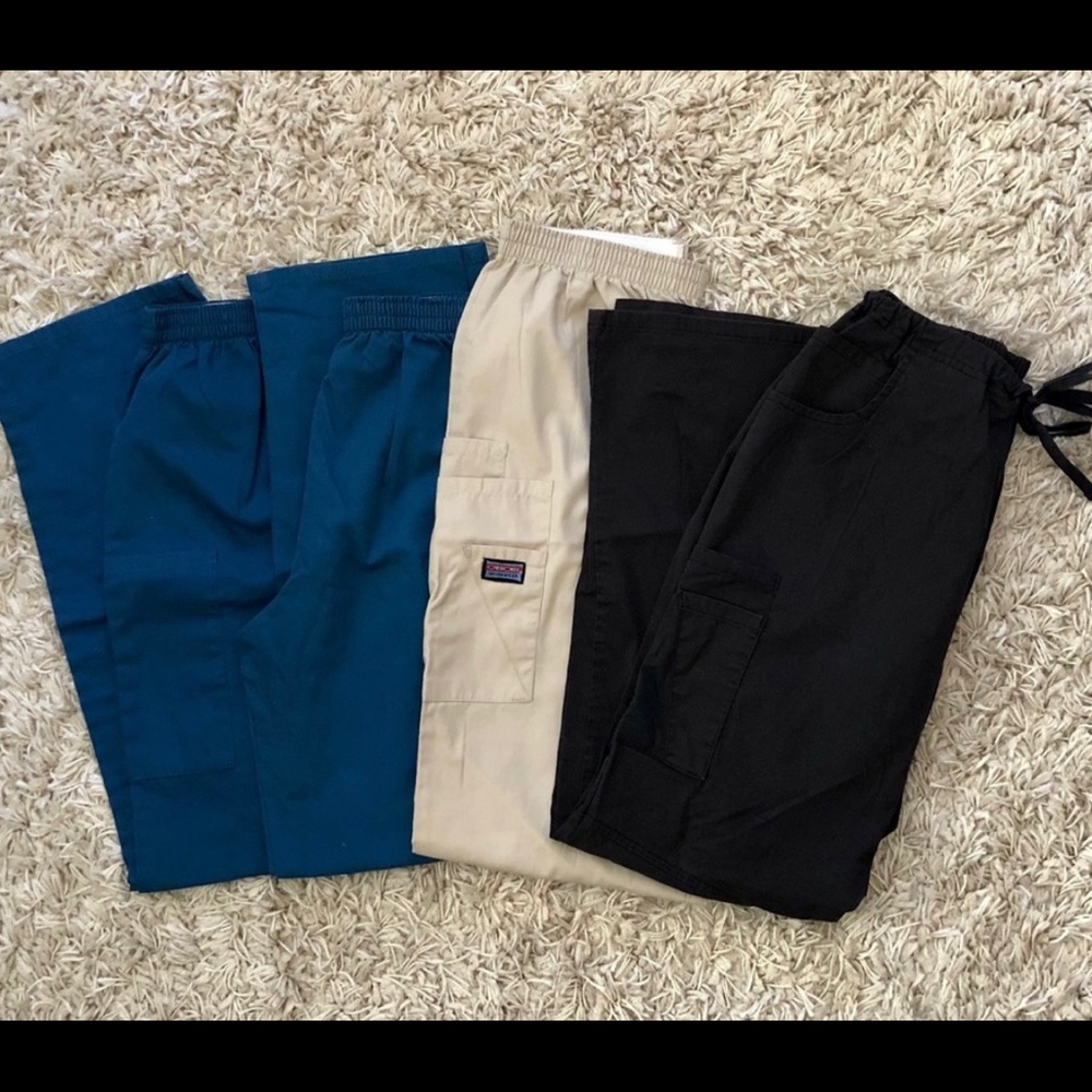 Cherokee and scrubs wear pants x4 straight leg